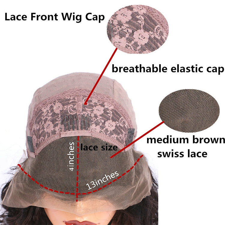 Straight Lace Front Human Hair Wigs, Stretched Length:14 inches, Style:2 - free shipping - PMC TechLife - Order now!