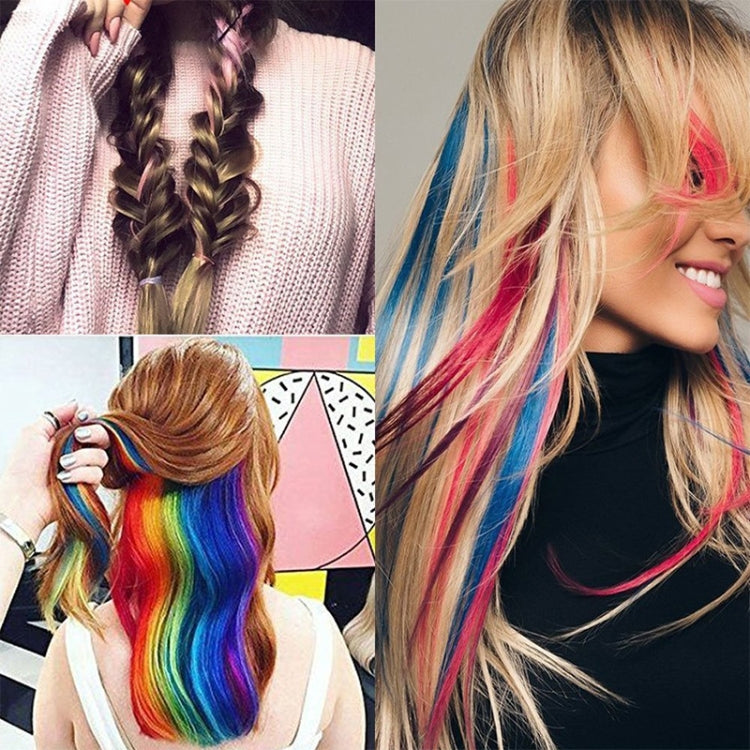 10 PCS Chemical Fiber Wig One-Step Gradient Color Single Card Wig, Stretched Length:24inches(45#) - free shipping - PMC TechLife - Order now!