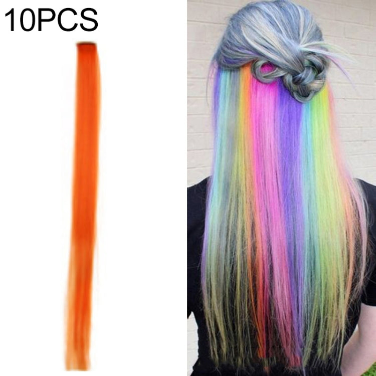 10 PCS Chemical Fiber Wig One-Step Gradient Color Single Card Wig, Stretched Length:24inches(42#) - free shipping - PMC TechLife - Order now!
