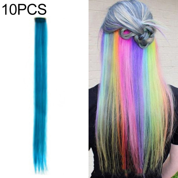 10 PCS Chemical Fiber Wig One-Step Gradient Color Single Card Wig, Stretched Length:24inches(26#) - free shipping - PMC TechLife - Order now!