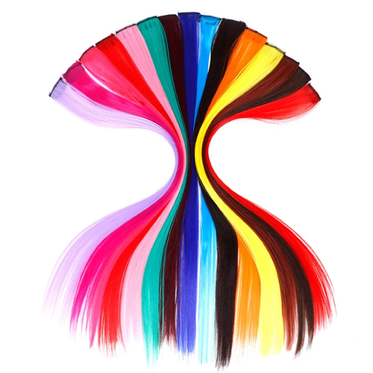 10 PCS Chemical Fiber Wig One-Step Gradient Color Single Card Wig, Stretched Length:24inches(34#) - free shipping - PMC TechLife - Order now!