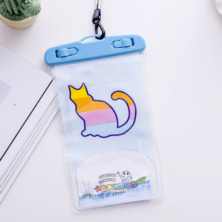 10 PCS Large Outdoor Photo Transparent Waterproof Cartoon Mobile Phone Bag, Style:Little Cat - Waterproof Bag by PMc TechLife | Online Shopping South Africa | PMc TechLife | Buy Now Pay Later Mobicred