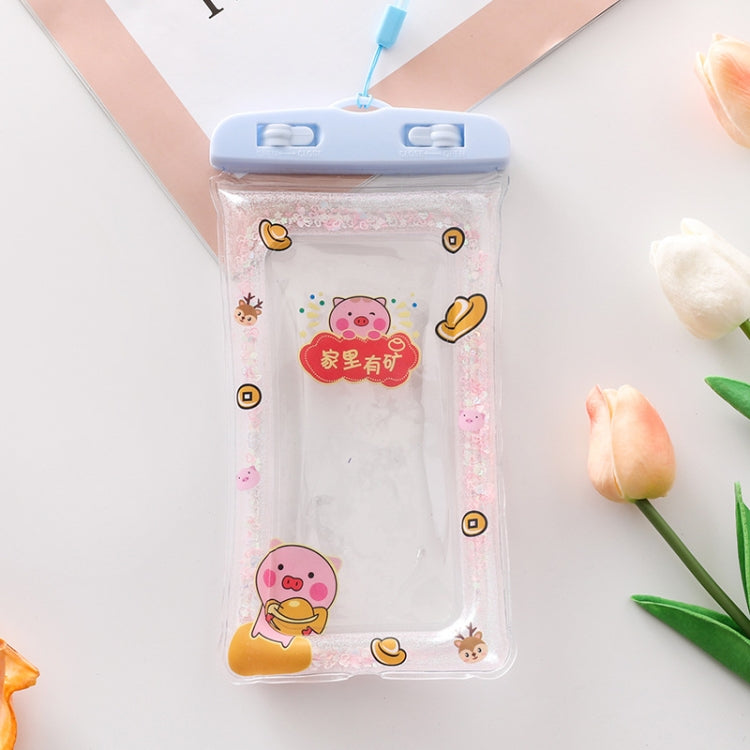Cartoon Transparent Swimming Inflatable Air Bag Floating Mobile Phone Waterproof Bag, Random Color Delivery - Waterproof Bag by PMc TechLife | Online Shopping South Africa | PMc TechLife | Buy Now Pay Later Mobicred