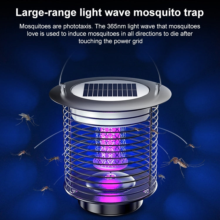 Outdoor Solar Waterproof Mosquito Lamp Mosquito Repellent, Color:TM03 Silver - Outdoor Insect Repellent by PMC TechLife | Online Shopping South Africa | PMC TechLife | Buy Now Pay Later Mobicred