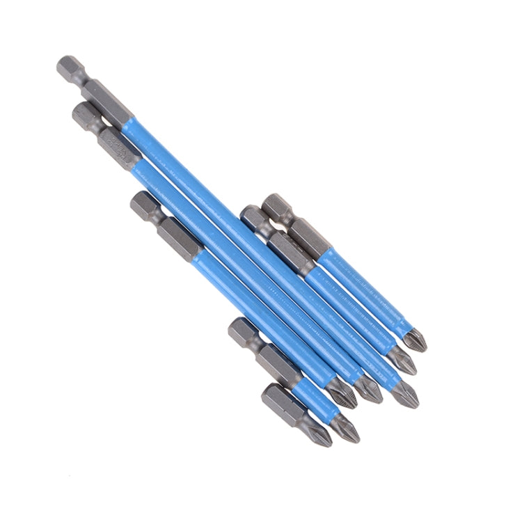 7 PCS PH2 Anti Slip Magnetic Cross Electric Drill Bits Screw Nozzle Taper Corrector 25mm 50mm 65mm 70mm 90mm 127mm 150mm - Screwdriver Tools by PMC TechLife | Online Shopping South Africa | PMC TechLife