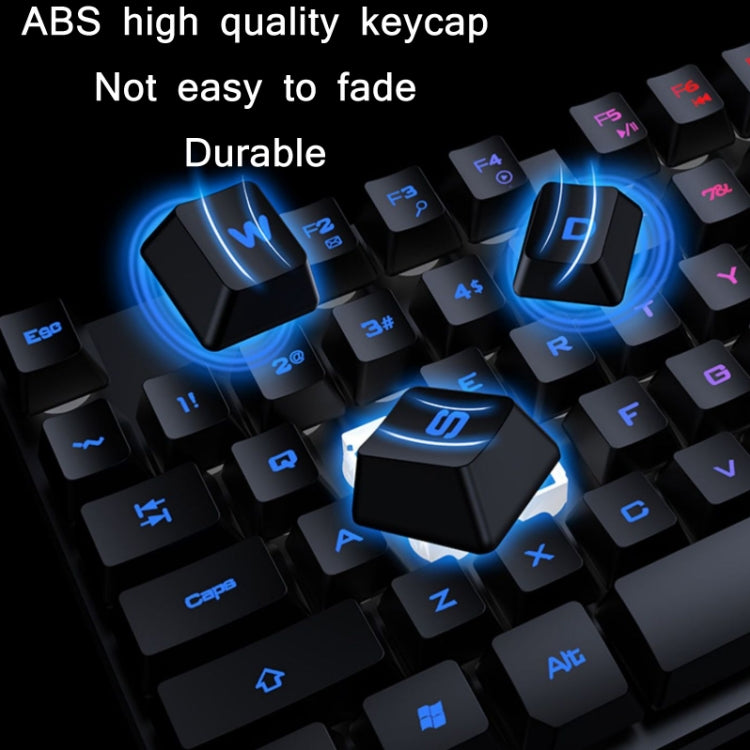 X-L SWAB GX50 Computer Manipulator Feel Wired Keyboard + Macro Programming Mouse, Color： Black Mixed Light - Wired Keyboard by X-L SWAB | Online Shopping South Africa | PMC Jewellery | Buy Now Pay Later Mobicred