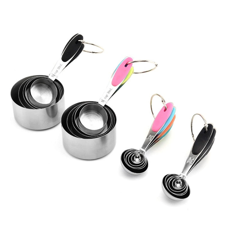 5 in 1 Stainless Steel Measuring Spoon Set Coffee Spoon Baking Kitchen Gadget, Style:Measuring Spoon(Color) - Coffee Tools by PMC TechLife | Online Shopping South Africa | PMC TechLife | Buy Now Pay Later Mobicred
