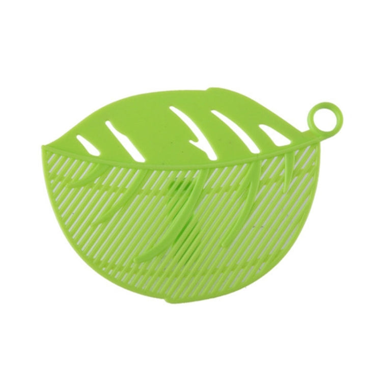 Leaf Shaped Rice Wash Gadget Noodles Beans Colanders Strainers Cleaning Tool, Size:10.5x14.5cm(Green) - Cleaning Tools by PMC Jewellery | Online Shopping South Africa | PMC Jewellery | Buy Now Pay Later Mobicred