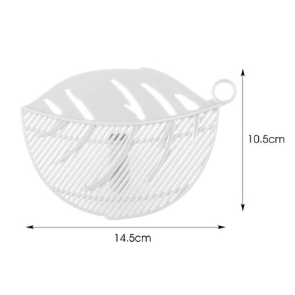 Leaf Shaped Rice Wash Gadget Noodles Beans Colanders Strainers Cleaning Tool, Size:10.5x14.5cm(White) - Cleaning Tools by PMC Jewellery | Online Shopping South Africa | PMC Jewellery | Buy Now Pay Later Mobicred