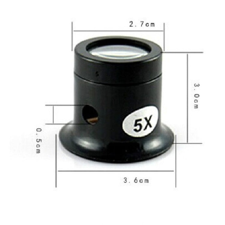 Watch Repair Tool Eyepiece Repair Watch Eye Mask Magnifier, Color:5X - free shipping - PMC TechLife - Order now!