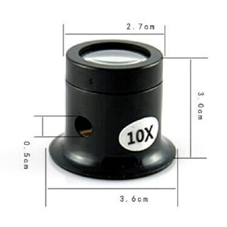 Watch Repair Tool Eyepiece Repair Watch Eye Mask Magnifier, Color:10X - free shipping - PMC TechLife - Order now!
