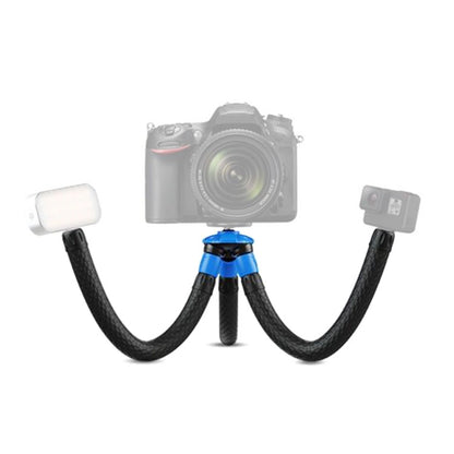 APEXEL APL-JJ07 Portable Hose Octopus Mini Mobile Phone Gopro Camera Selfie Live Stand(Blue Black) - Stand by APEXEL | Online Shopping South Africa | PMC Jewellery | Buy Now Pay Later Mobicred