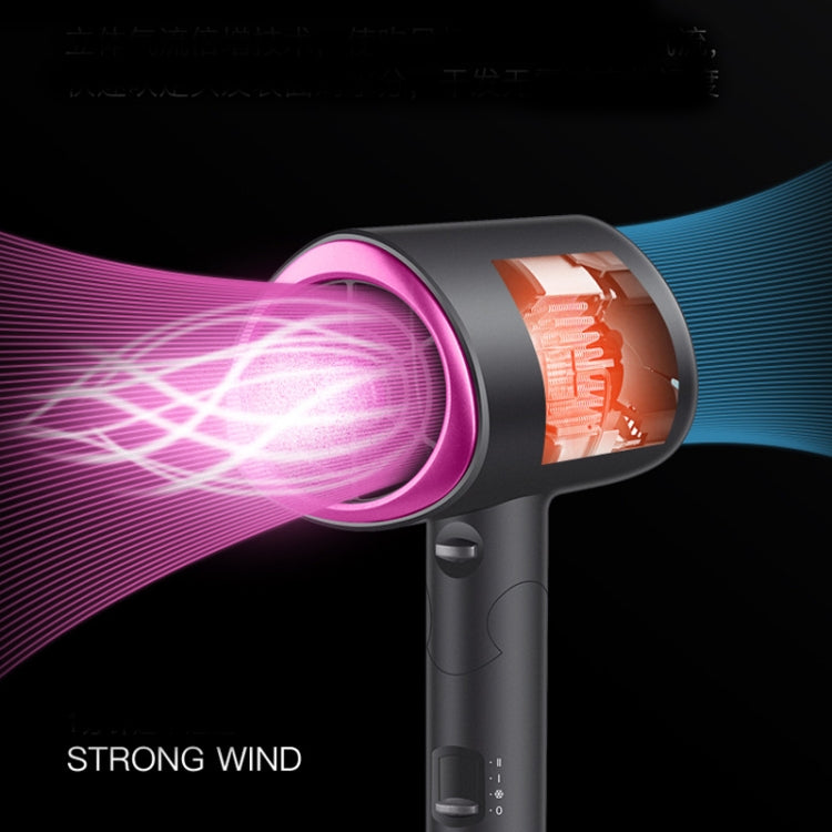 Mingge T1 T Style 1800W High-power Cold Hot Air Wind Fast Drying Folding Hair Dryer, Plug Type:US Plug(White) - free shipping - PMC TechLife - Order now!