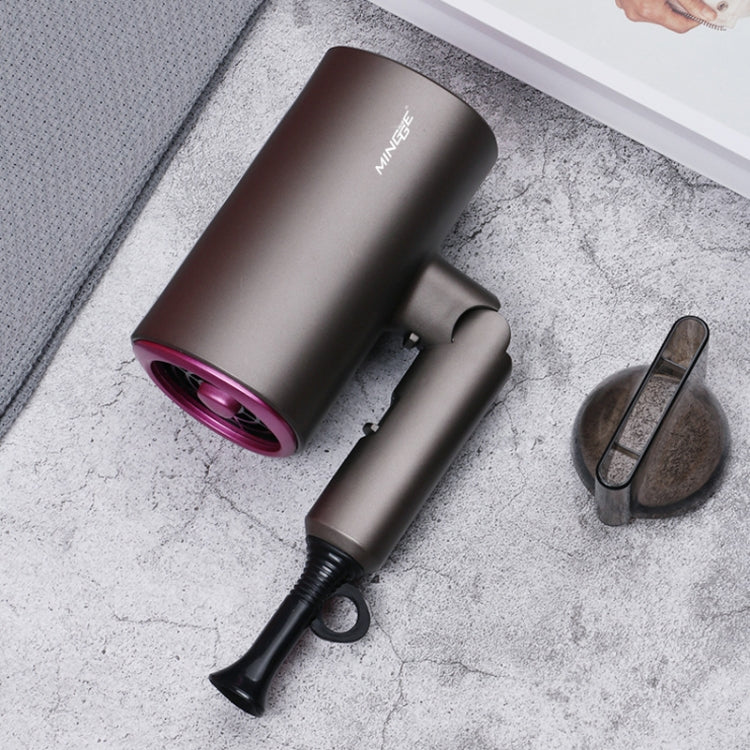 Mingge T1 T Style 1800W High-power Cold Hot Air Wind Fast Drying Folding Hair Dryer, Plug Type:US Plug(Gray) - free shipping - PMC TechLife - Order now!