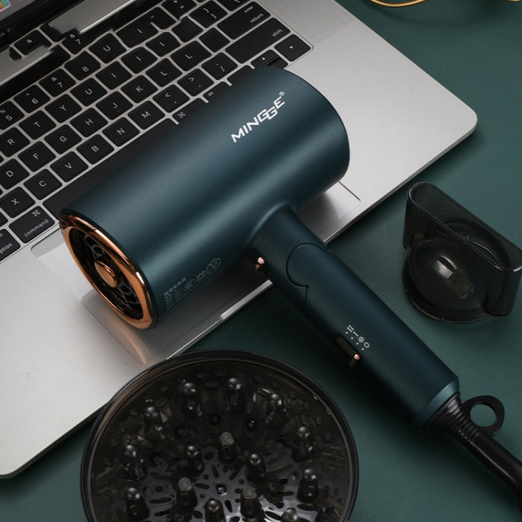 Mingge T1 T Style 1800W High-power Cold Hot Air Wind Fast Drying Folding Hair Dryer, Plug Type:US Plug( Green) - free shipping - PMC TechLife - Order now!