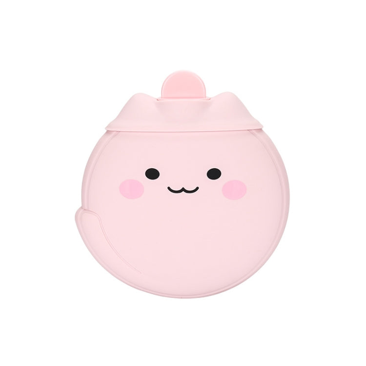 Cartoon Silicone Mini Warm Belly Warm Palace Water Injection Explosion-Proof Warm Water Bag(Coral Powder) - free shipping - PMC TechLife - Order now!