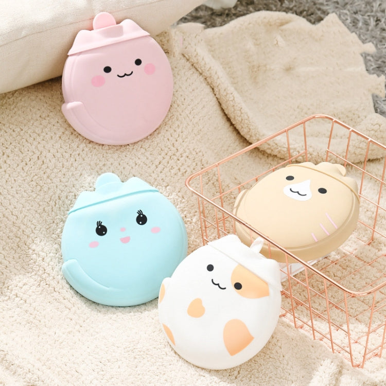 Cartoon Silicone Mini Warm Belly Warm Palace Water Injection Explosion-Proof Warm Water Bag(Coral Powder) - free shipping - PMC TechLife - Order now!