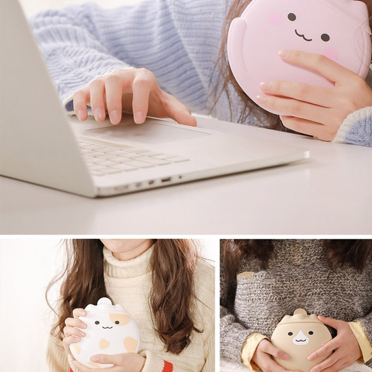 Cartoon Silicone Mini Warm Belly Warm Palace Water Injection Explosion-Proof Warm Water Bag(Coral Powder) - free shipping - PMC TechLife - Order now!