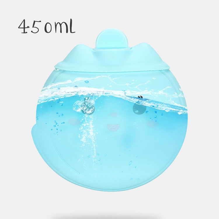 Cartoon Silicone Mini Warm Belly Warm Palace Water Injection Explosion-Proof Warm Water Bag(Sky Blue) - Hot Water Bags by PMC TechLife | Online Shopping South Africa | PMC TechLife | Buy Now Pay Later Mobicred
