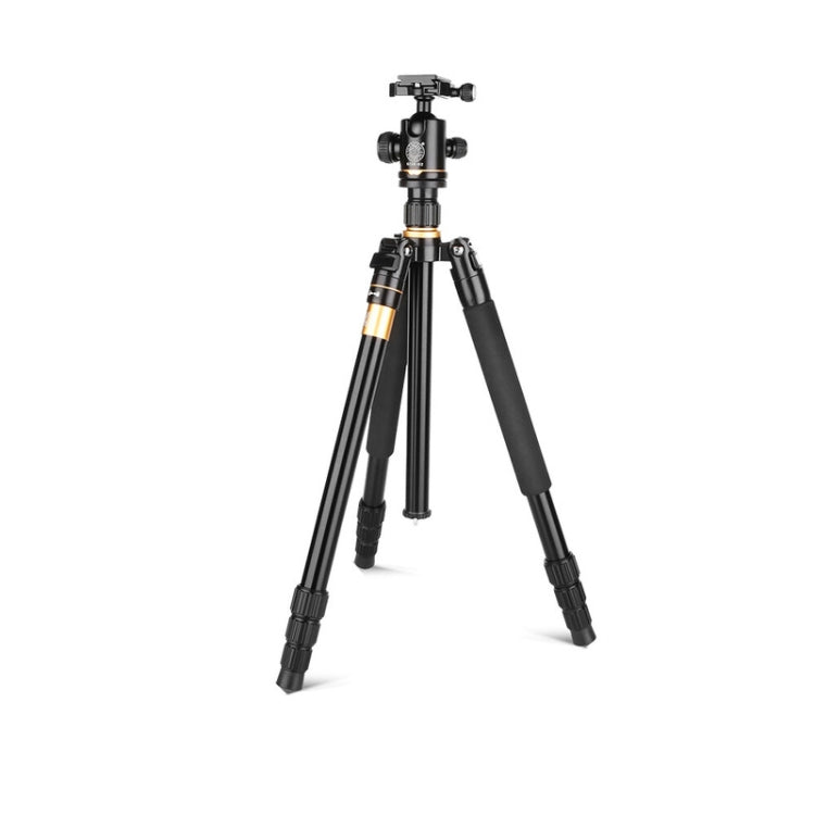 Q222 Portable 4-Section Folding Legs Aluminum Alloy Tripod Mount Monopod Holder with Ball Heads - Tripods by PMC TechLife | Online Shopping South Africa | PMC TechLife | Buy Now Pay Later Mobicred