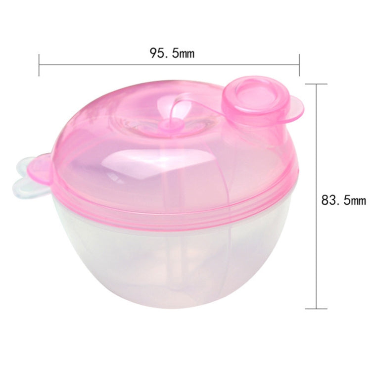 Baby Milk Powder Formula Dispenser Food Container Storage Feeding Box 3 Layer Leakproof Travel Storage Box for Kids Toddler(Pink) - Cups & Silicone Nipple by PMC TechLife | Online Shopping South Africa | PMC TechLife