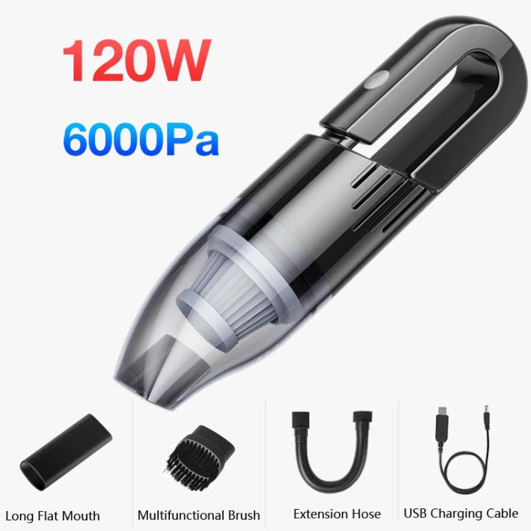 120W Car Vacuum Cleaner Car Small Mini Internal Vacuum Cleaner, Specification:Wireless, Style:Turbine Motor - Vacuum Cleaner by PMC Jewellery | Online Shopping South Africa | PMC Jewellery | Buy Now Pay Later Mobicred