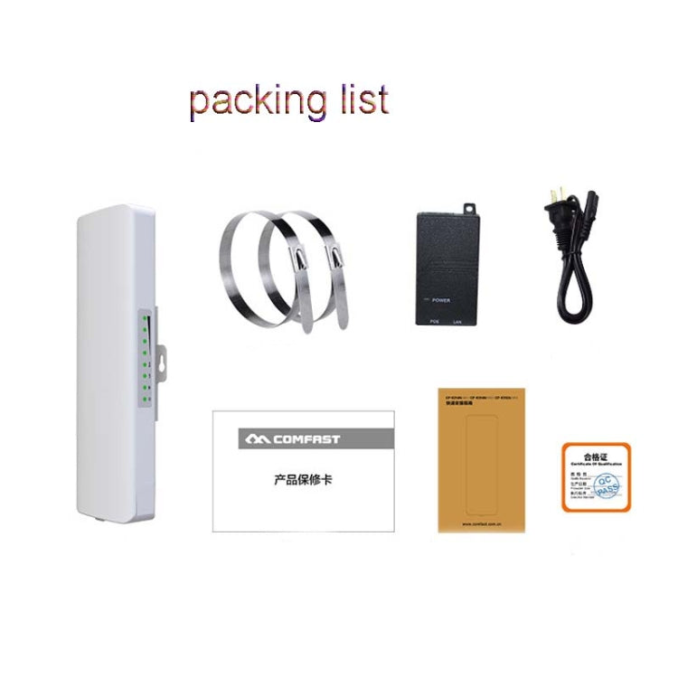 2 PCS COMFAST E314n 300mbps Covers 5 Kilometers Wifi Base Station Wireless Bridge, Plug Type:UK Plug - free shipping - PMC Jewellery - Order now!