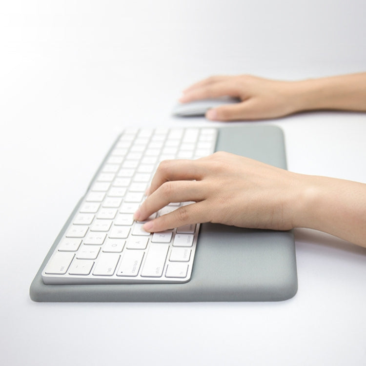 Wireless Keyboard Support Memory Foam Silicone Wrist Pad Base for Apple Magic Keyboard 2, Size:L(Grey) - Other Accessories by PMC Jewellery | Online Shopping South Africa | PMC Jewellery | Buy Now Pay Later Mobicred