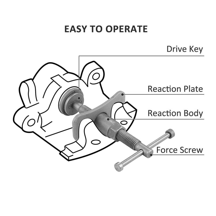 21 In 1 Positive And Negative Teeth Brake Group Disc Brake Pads Car Brake Adjuster Brake Cylinder Adjustment Tool - Hand Tool Sets by PMC Jewellery | Online Shopping South Africa | PMC Jewellery | Buy Now Pay Later Mobicred