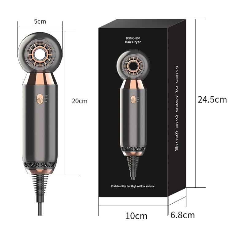 Mdjc-806 Travel Leafless Mini Hair Dryer Hotel Wall-Mounted Hair Dryer(UK Plug) - free shipping - PMC TechLife - Order now!