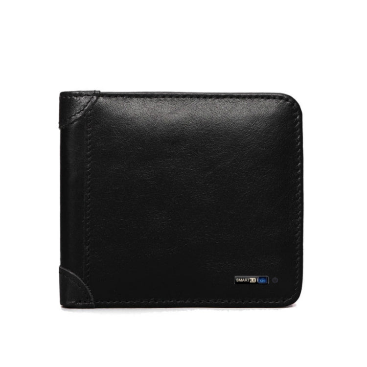 Men Leather Business Wallet Smart Anti-Lost Anti-Theft Wallet, Style:Smart(Black) - Wallets by PMc TechLife | Online Shopping South Africa | PMc TechLife | Buy Now Pay Later Mobicred