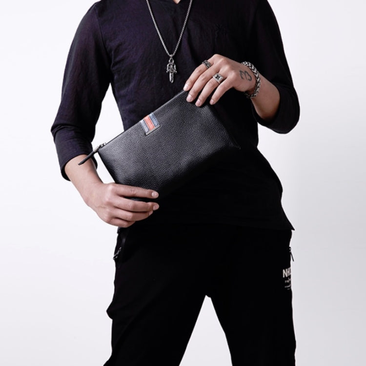 Men Leather Casual Clutch Leather Smart Anti-Theft & Anti-Lost Coin Purse, Size:Small - Wallets by PMc TechLife | Online Shopping South Africa | PMc TechLife | Buy Now Pay Later Mobicred