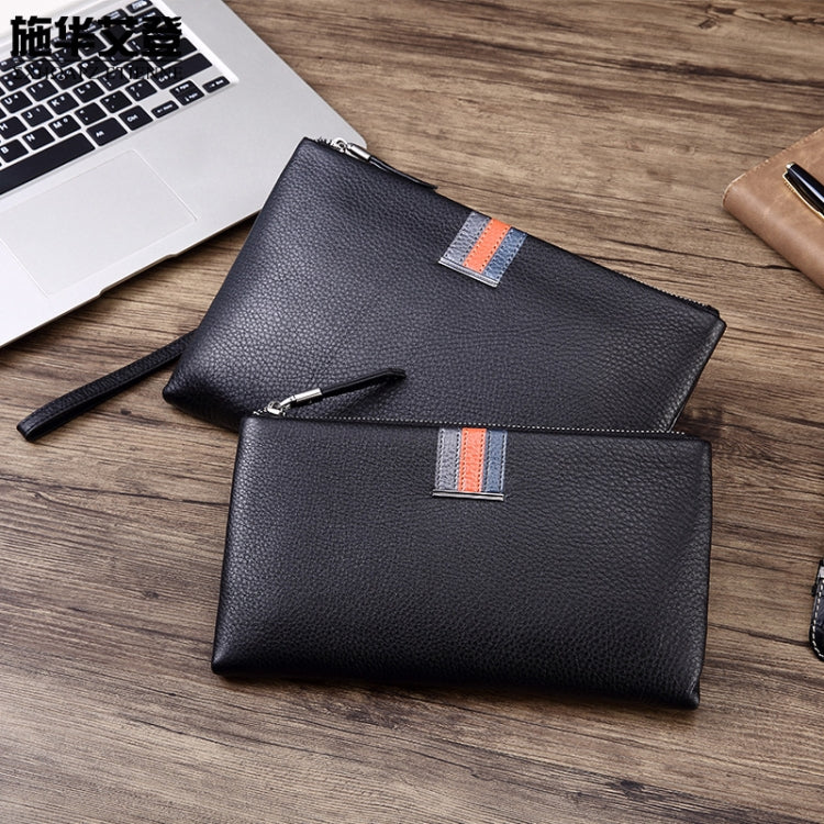 Men Leather Casual Clutch Leather Smart Anti-Theft & Anti-Lost Coin Purse, Size:Small - Wallets by PMc TechLife | Online Shopping South Africa | PMc TechLife | Buy Now Pay Later Mobicred