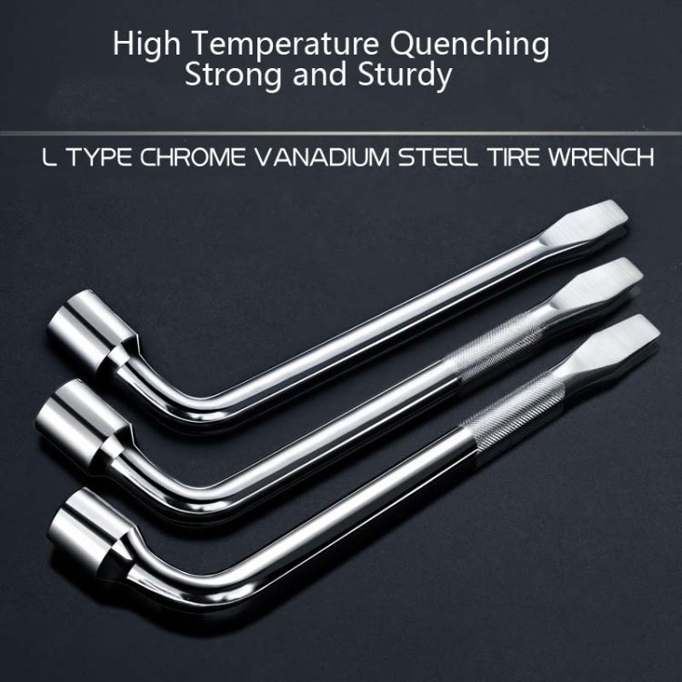 L-Type Car Tire Removal Tool Tire Wrench Socket Wrench, Specification: 17mm - Hand Tool Sets by PMC Jewellery | Online Shopping South Africa | PMC Jewellery | Buy Now Pay Later Mobicred