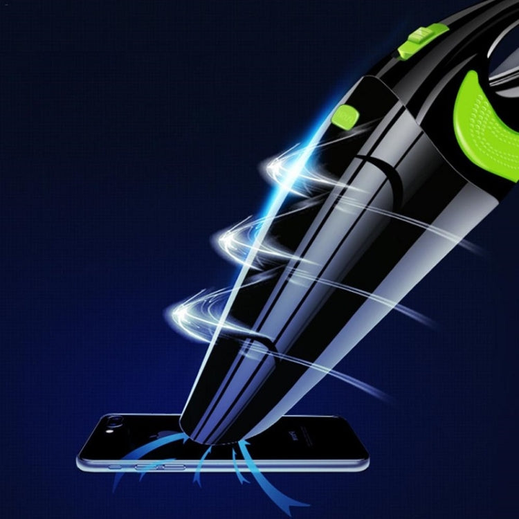 Wireless Car Vacuum Cleaner Handheld Mini Vacuum Cleaner Super Suction Wet And Dry Dual Use Portable Vacuum Cleaner(Transparent+Green) - free shipping - PMC TechLife - Order now!