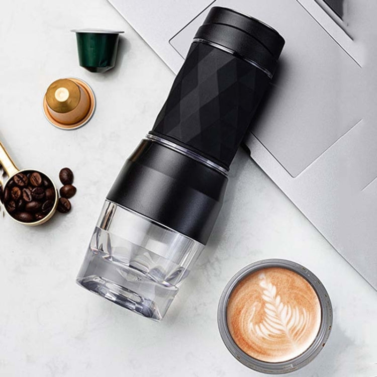 Portable Hand Pressure Espresso Machine Outdoor Accompanying Mini Coffee Cup(Black) - free shipping - PMC TechLife - Order now!