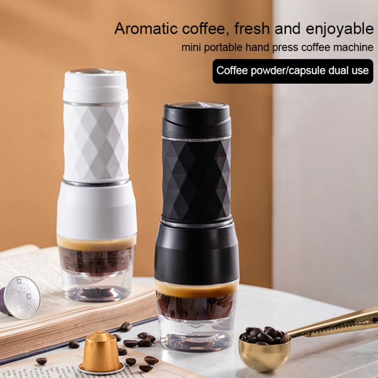 Portable Hand Pressure Espresso Machine Outdoor Accompanying Mini Coffee Cup(Black) - free shipping - PMC TechLife - Order now!
