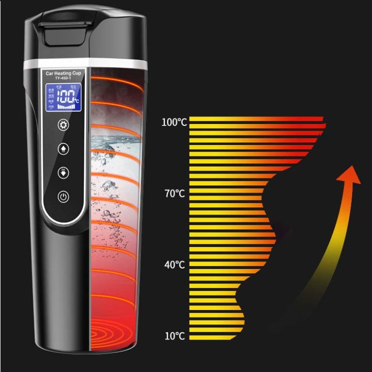 450ml Car Heating Water Bottle Thermos Mug Car Truck Universal Boiling Water Cup, Style:Car Models(Black) - free shipping - PMC Jewellery - Order now!