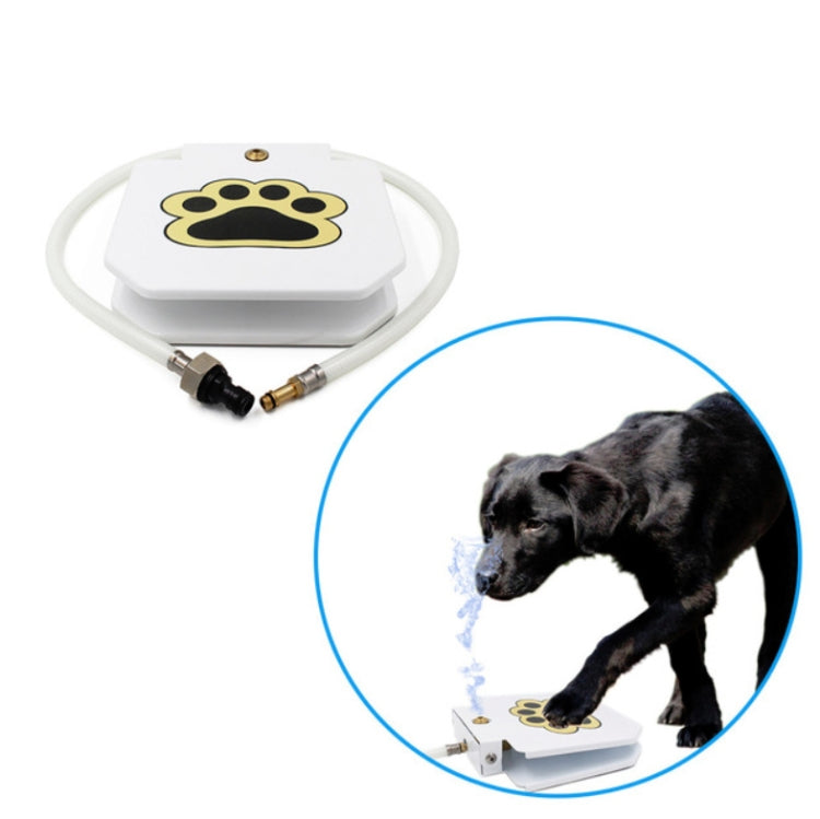 Pet Smart Fountain Automatic Drinking Fountain, Specification: Plastic Steel White Paint, Plug Specifications:US Plug - Drinking Fountain by PMC Jewellery | Online Shopping South Africa | PMC Jewellery