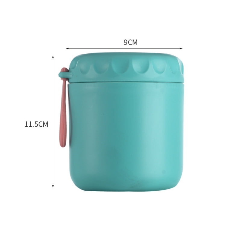 Stainless Steel Soup Cup Soup Pot Lunch Box Portable Thermos Cup(Green) - Cutlery Sets by PMC Jewellery | Online Shopping South Africa | PMC Jewellery