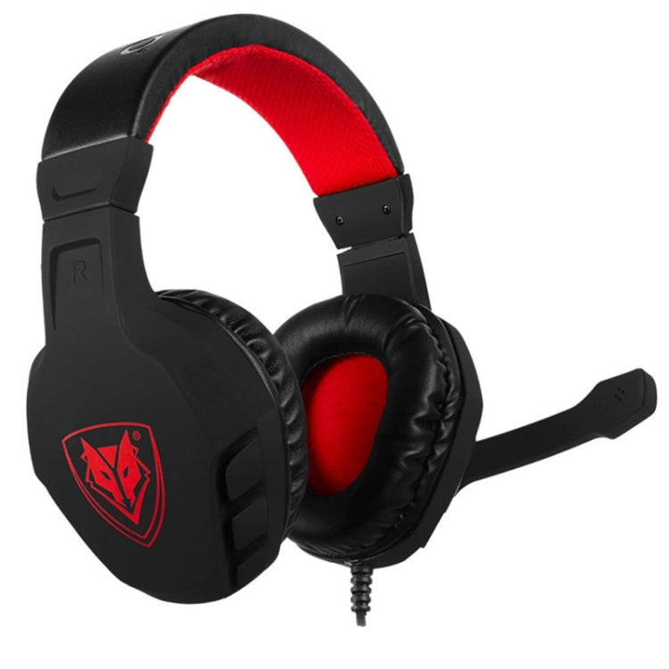 NUBWO U3 Computer Head-Mounted Gaming Subwoofer Headphone, Cable Length:1.6m(Black Red) - Multimedia Headset by NUBWO | Online Shopping South Africa | PMC Jewellery | Buy Now Pay Later Mobicred