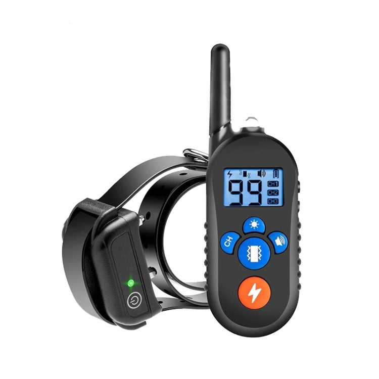 800m Remote Control Electric Shock Bark Stopper Vibration Warning Pet Supplies Electronic Waterproof Collar Dog Training Device, Style:556-1(UK Plug) - free shipping - PMC TechLife - Order now!