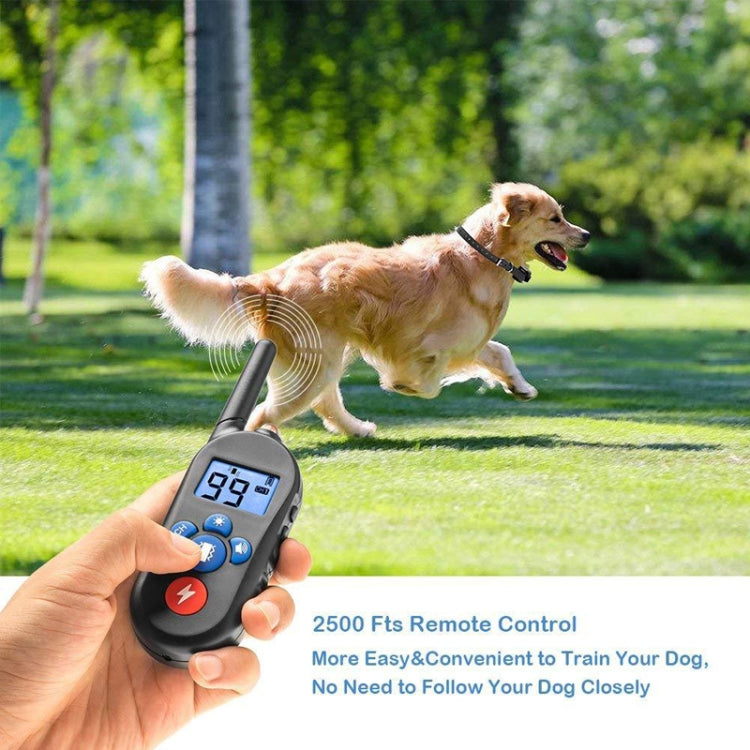 800m Remote Control Electric Shock Bark Stopper Vibration Warning Pet Supplies Electronic Waterproof Collar Dog Training Device, Style:556-3(US Plug) - Training Aids by PMC Jewellery | Online Shopping South Africa | PMC Jewellery | Buy Now Pay Later Mobicred