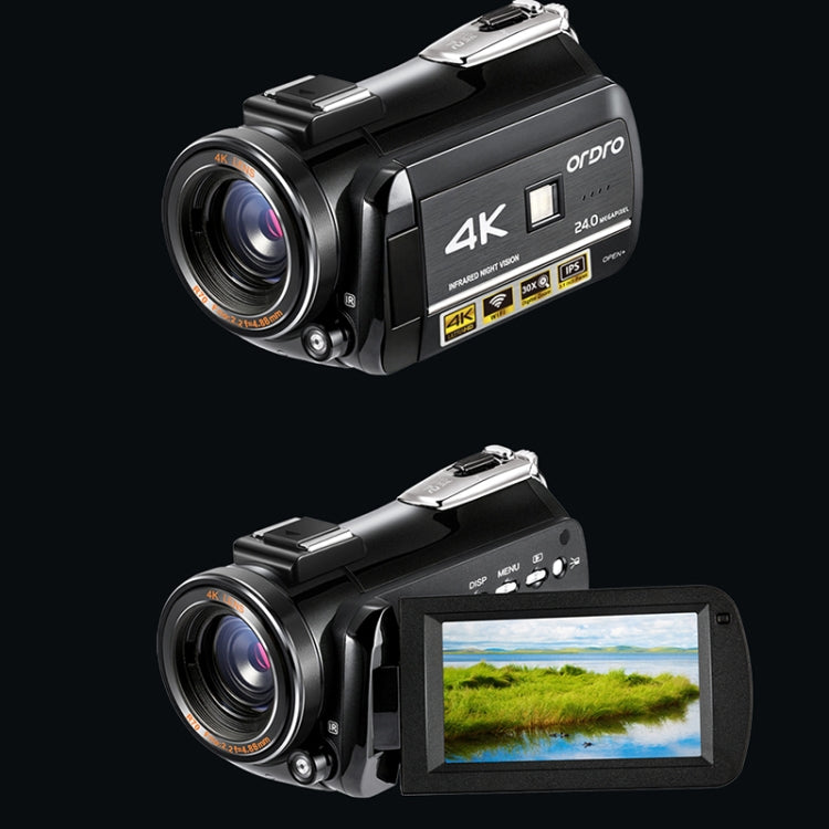 ORDRO AC3 3.1 inch IPS Screen 4K Full HD 13MP Night Vision WiFi Live Camcorder DV Digital Camera, Style:Standard(Black) - free shipping - PMc TechLife - Order now!