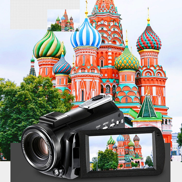 ORDRO AC5 4K HD Night Vision WiFi 12X Optical Zoom Digital Video DV Camera Camcorder, Style:Standard(Black) - free shipping - PMc TechLife - Order now!