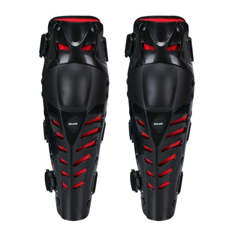 SULAITE Motocross Outdoor Sports Protective Gear Riding Windproof And Anti-Fall Activity Leggings Protector(Black Red) - free shipping - PMC TechLife - Order now!