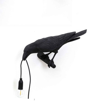 E12 LED Lucky Bird Wall Lamp Table Lamp For Bedroom, Style:Standing Table Lamp, Plug:US Plug(Black) - Bedside Light by PMC Jewellery | Online Shopping South Africa | PMC Jewellery