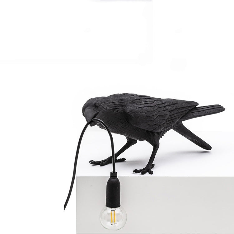 E12 LED Lucky Bird Wall Lamp Table Lamp For Bedroom, Style:Standing Table Lamp, Plug:US Plug(Black) - Bedside Light by PMC Jewellery | Online Shopping South Africa | PMC Jewellery