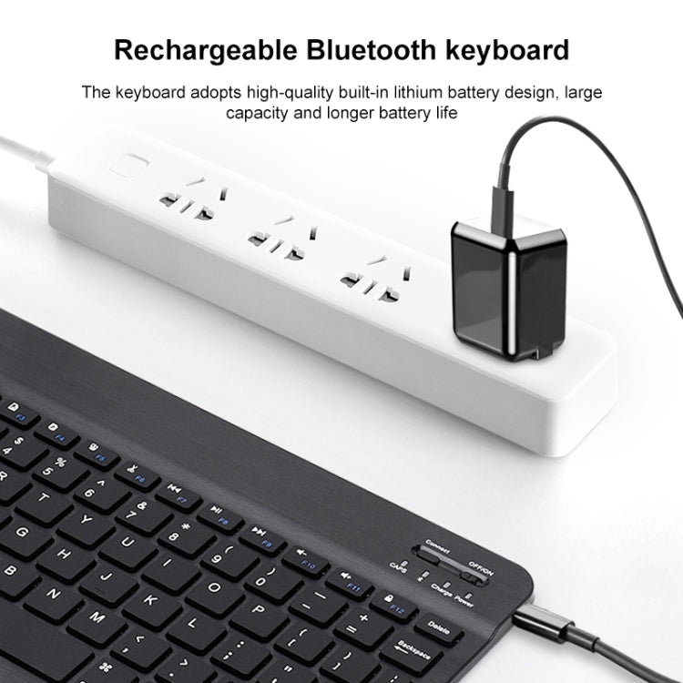 YS-001 7-8 inch Tablet Phones Universal Mini Wireless Bluetooth Keyboard, Style:Only Keyboard(Black) - free shipping - PMC TechLife - Order now!
