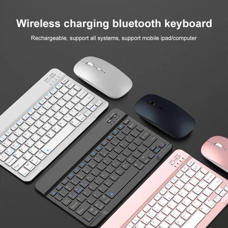 YS-001 7-8 inch Tablet Phones Universal Mini Wireless Bluetooth Keyboard, Style:Only Keyboard(White) - Universal Keyboard by PMC TechLife | Online Shopping South Africa | PMC TechLife | Buy Now Pay Later Mobicred